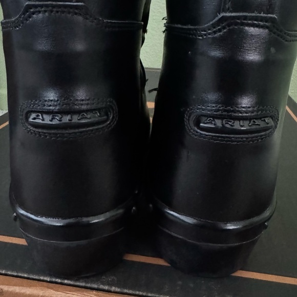 ARIAT Black Leather Boots Sz 8 WIDE Medalist Performance Dress Equestrian Riding - Picture 13 of 16